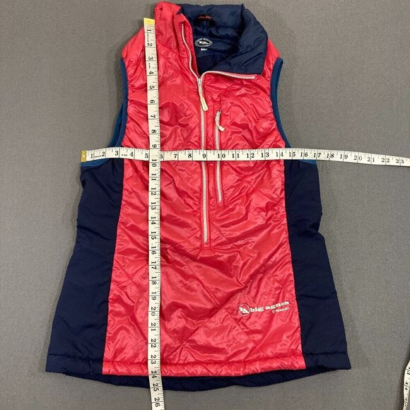 Big Agnes Lone Pine Vest Womens Medium Pink Blue Primaloft Insulated Lightweight - Picture 6 of 6